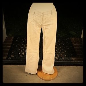 Beige n White seersucker pants